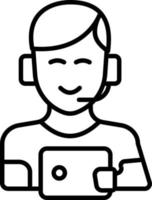 Customer Support  Illustration Vector