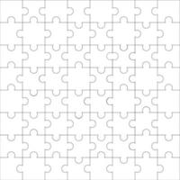 Puzzle pattern line seamless vector