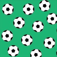 Soccer ball seamless pattern vector