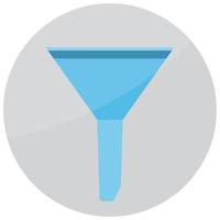 Filter funnel icon vector