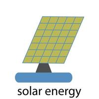 Solar energy icon set vector