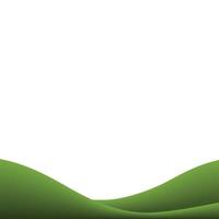 Green grass hill background isolated on white. Outdoor abstract background for natural template design. Vector. vector