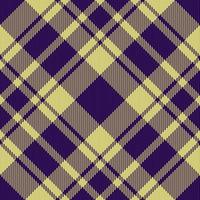 Plaid seamless texture. Tartan background fabric. Pattern check vector textile.