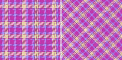 Background texture textile. Seamless vector plaid. Fabric tartan pattern check.