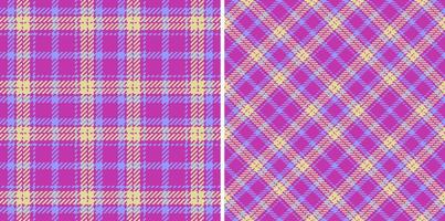 Background texture textile. Seamless vector plaid. Fabric tartan pattern check.