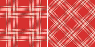 Vector fabric seamless. Plaid pattern textile. Check texture tartan background.