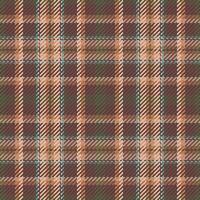 Seamless pattern of scottish tartan plaid. Repeatable background with check fabric texture. Vector backdrop striped textile print.