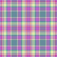 Check seamless plaid. Fabric tartan vector. Background texture pattern textile. vector