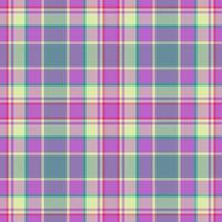 Check seamless plaid. Fabric tartan vector. Background texture pattern textile. vector