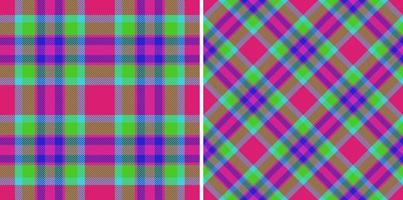Texture plaid fabric. Background vector check. Pattern textile seamless tartan.