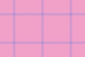 Plaid background, check seamless pattern in pink. Vector fabric texture for textile print, wrapping paper, gift card or wallpaper.