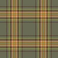Plaid seamless pattern. Check fabric texture. Vector textile print.