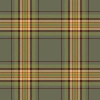 Plaid seamless pattern. Check fabric texture. Vector textile print.