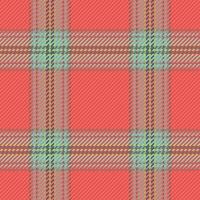 Plaid seamless vector. Texture check fabric. Textile pattern background tartan. vector