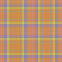 Check fabric texture. Tartan seamless background. Plaid textile vector pattern.