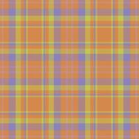 Check fabric texture. Tartan seamless background. Plaid textile vector pattern.