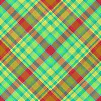 Vector textile fabric. Seamless background texture. Plaid pattern tartan check.