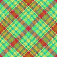 Vector textile fabric. Seamless background texture. Plaid pattern tartan check.