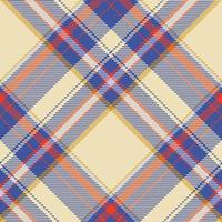 Plaid pattern vector. Check fabric texture. Seamless textile design for clothes, paper print. vector