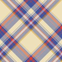 Plaid pattern vector. Check fabric texture. Seamless textile design for clothes, paper print. vector