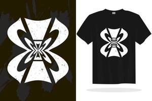 Modern t shirt design with random vector graphics