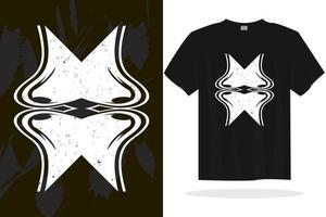 Modern t shirt design with random vector graphics