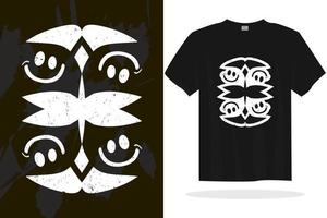 Modern t shirt design with random vector graphics