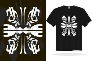 Modern t shirt design with random vector graphics