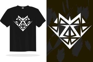 Modern t shirt design with random vector graphics