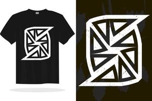 Modern t shirt design with random vector graphics