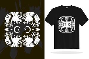 Modern t shirt design with random vector graphics