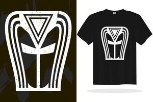 Modern t shirt design with random vector graphics