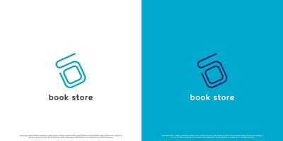 Letter S 5 book logo design illustration. Abstract silhouette illustration line art geometric monogram minimalist letter s number 5 simple flat book shape. Suitable for education company web app icon. vector