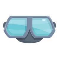 Summer diving mask icon cartoon vector. Scuba swimming vector