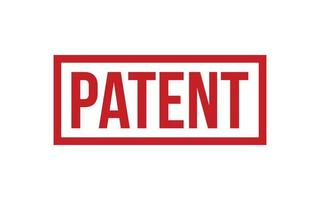 Patent Rubber Stamp Seal Vector