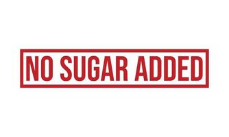 No Sugar added Rubber Stamp Seal Vector