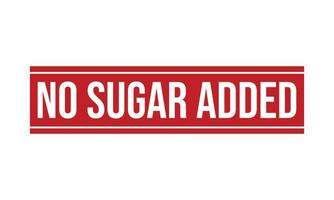 No Sugar added Rubber Stamp Seal Vector