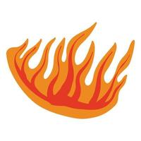 Flames illustration sets, good for graphic design resources. vector