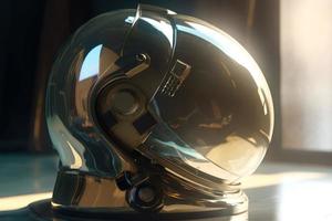 Astronaut helmet. Generate Ai photo