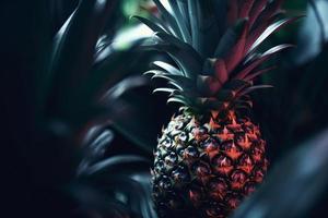 Pineapple fruit. Generate Ai photo