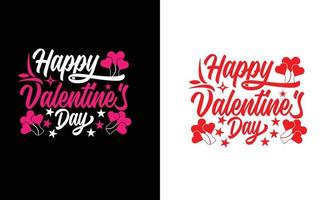 Happy valentine day t shirt design vector