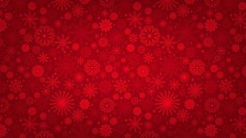 Snowy red background. Christmas winter design vector