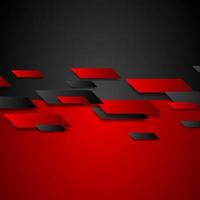 Abstract red black tech corporate background vector