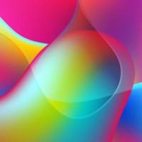 Colorful elegant liquid waves abstract background vector