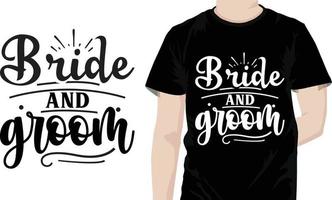 Bride and groom Wedding Quotes Design vector