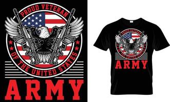 Veteran T-Shirt design vector