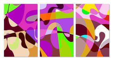 Vector Illustration colorful liquid and fluid abstract for banner template