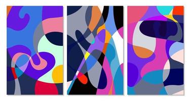 Vector Illustration colorful liquid and fluid abstract for banner template