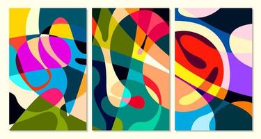 Vector Illustration colorful liquid and fluid abstract for banner template