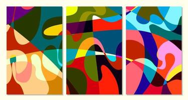 Vector Illustration colorful liquid and fluid abstract for banner template